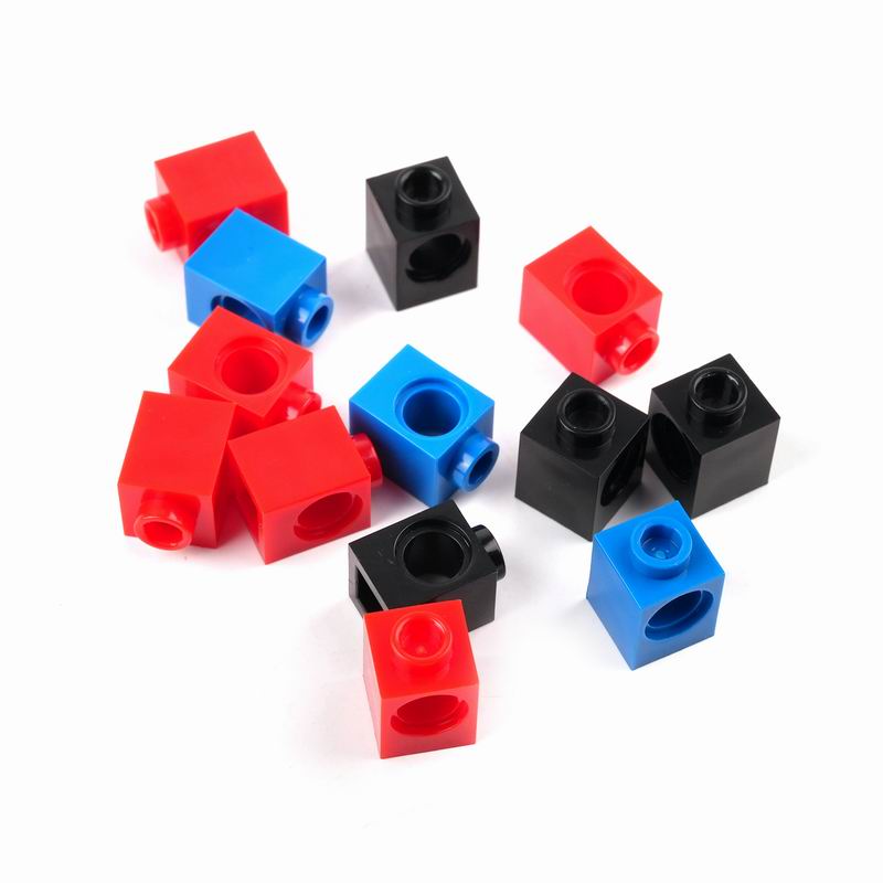 10 Stück MOC High-Tech-Teile 6541 1x1 Stein 1 Loch MOC Technischer Baustein Geeignet für alle Marken Kleinteile Spielzeug