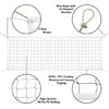 Simple Folding Net Weather Resistant Volleyball Net Training Volleyball Net for Grass Sand or Concrete Surfaces