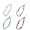 Phone Chain Mobile Phone Strap Crystal Stone Beads Lanyard Cell Phone Lanyard Letter Beads Chain