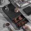Stainless Steel Coffee Powder Storage Box Detachable Coffee Knock Case  Easy To Clean