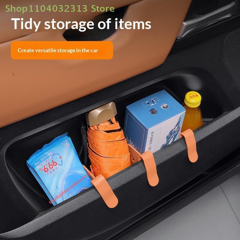 1/2Pcs Universal Car Door Car Storage Organizer Management Side Storage Partition Car Door Groove Partition Panel Car Parts