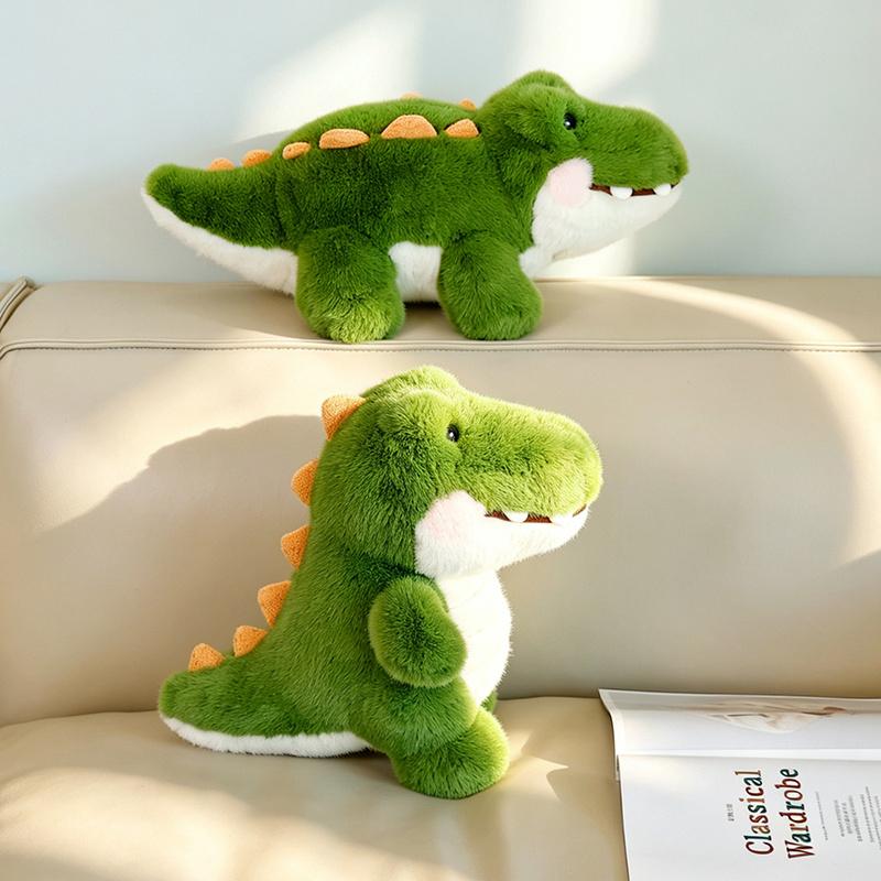 Cartoon Crocodile Plush Toy Soft Stuffed Animal Doll Creative Decorated Pillow Kawaii Room Decor Birthday Gift for Kids