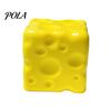 Stress Relief Tool Fake Cheese Squeeze Toy, Anxiety Cube Sensory Slow Rising Toy Pinch Home Office Relaxation Food