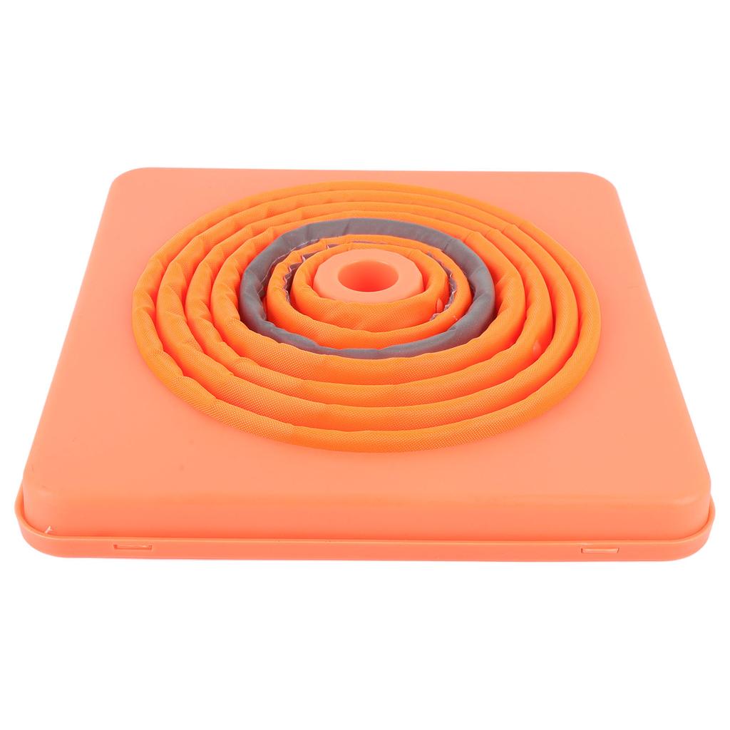 17.72in Traffic Cone Reflective Portable Bright Orange Multipurpose Foldable Road Cone for Garage