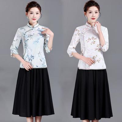 2023 Upgraded Qipao: New Chinese-style Retro and Elegant Tang Suit Hanfu Top, Perfect for a Traditional and Classic