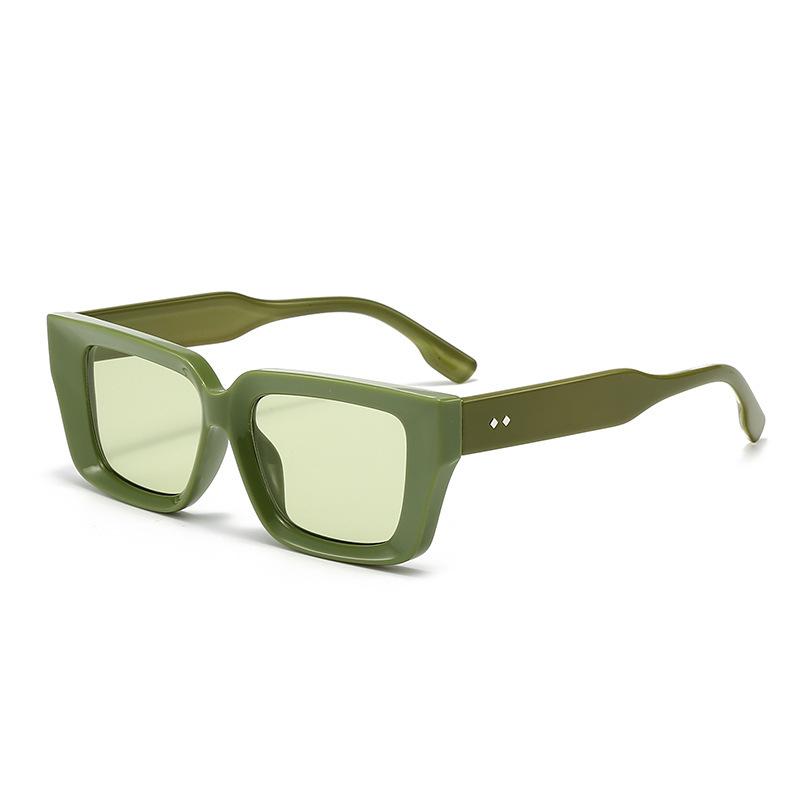 

Белые солнцезащитные очки женские модные квадратные нишевые солнцезащитные очки высокого класса для уличной съемки тонкие мужские