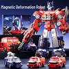 Magnetic Deformation Toy Car & Robot Assembly