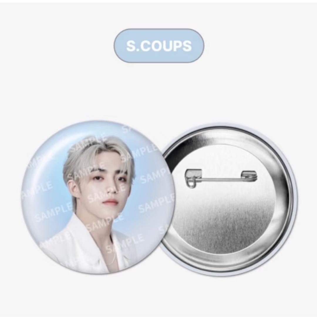 [Б/У] Seventeen S.Coups Scoups Значок-пуговица НОВЫЙ Сеул