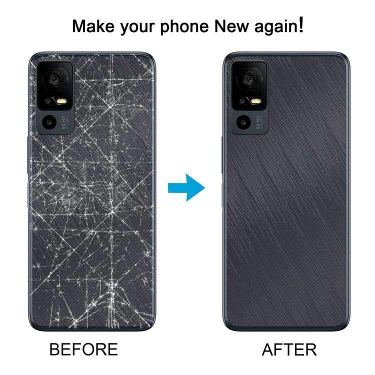 Pro TCL 40 R T771K Originální zadní kryt(Matná černá)