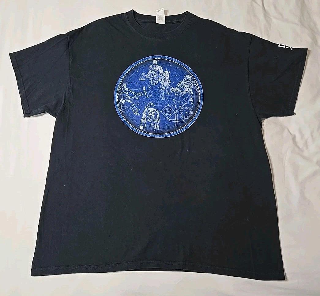

2017 Playstation Experience I Was There Solid Blackw/Graphic Tshirt Size XL 2XL