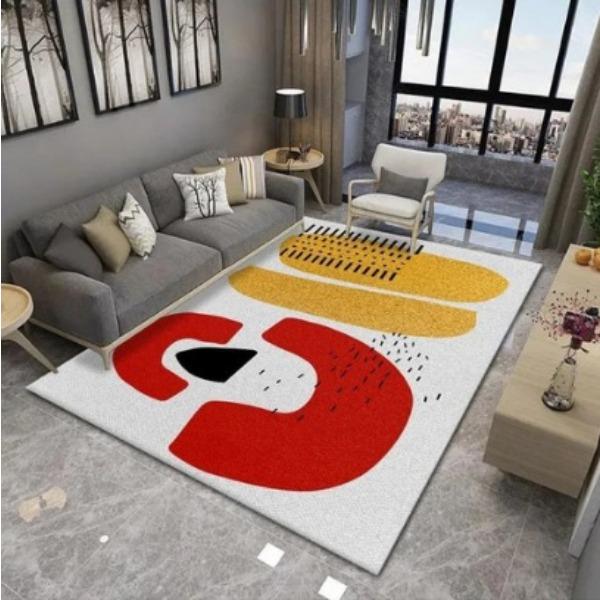 Ethnic Style Carpet Retro Persian Style Living Room Sofa Floor Mat Homestay Carpet Entrance Doormat