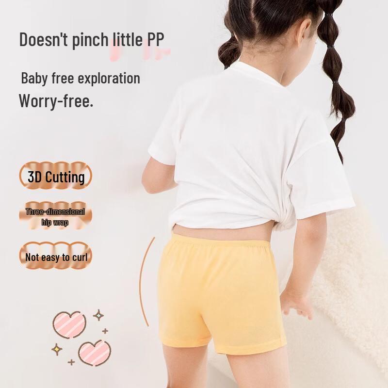 Etravel Children's Disposable Pure Cotton Boxer Briefs (5-Pack)