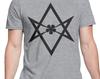 Aleister Crowley Unicursal Hexagram T-shirt S-XXL Thelema, Occult, Freemasons, Illuminati, Conspiracy, Symbol , Cool Gift