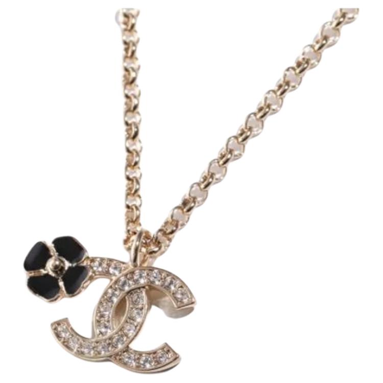 

Chanel 25P Spring Summer Floral Embellished Design Necklace Unisex necklace Gold ABF387B19857NAFGX Box+Shopping Bag