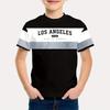 Kids Boys Clothes Simple Striped 3D Print Short Sleeve T-Shirt Casual Children's Clothing Fashion T Shirt for Boys