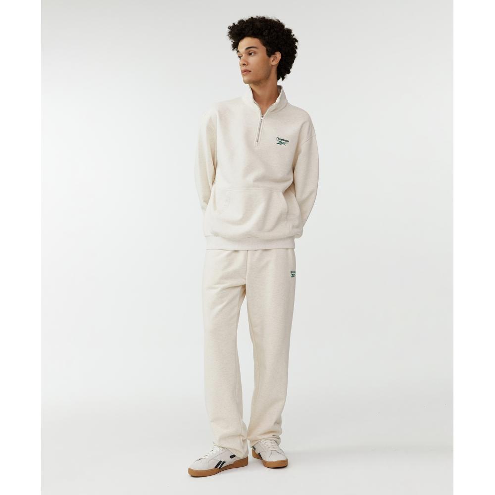 ★Reebok★ Vector loose fit straight sweatpants beige Buy Reebok Vector Loose Fit Straight Sweatpants Beige at