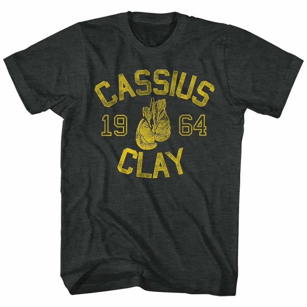 

Muhammad Ali Cassius Clay Black Heather Adult T-Shirt 2XL