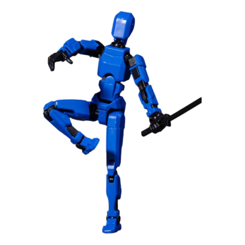 

Multi Joint Mobile Multi-Jointed Robot Poseable Model Movable Doll Collectible Display синій
