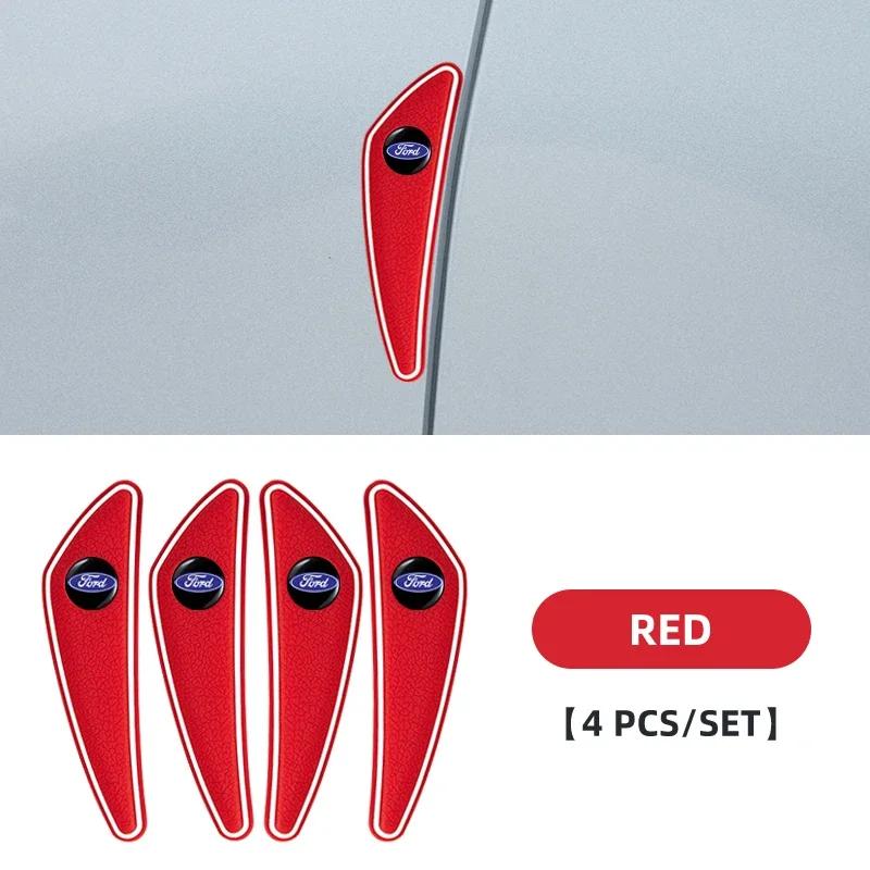 Car Door Edge Protection Guards Buffer Trim Molding Protection Strip Scratch Protector For Ford Raptor Fiesta Focus 2 3 4 Mondeo