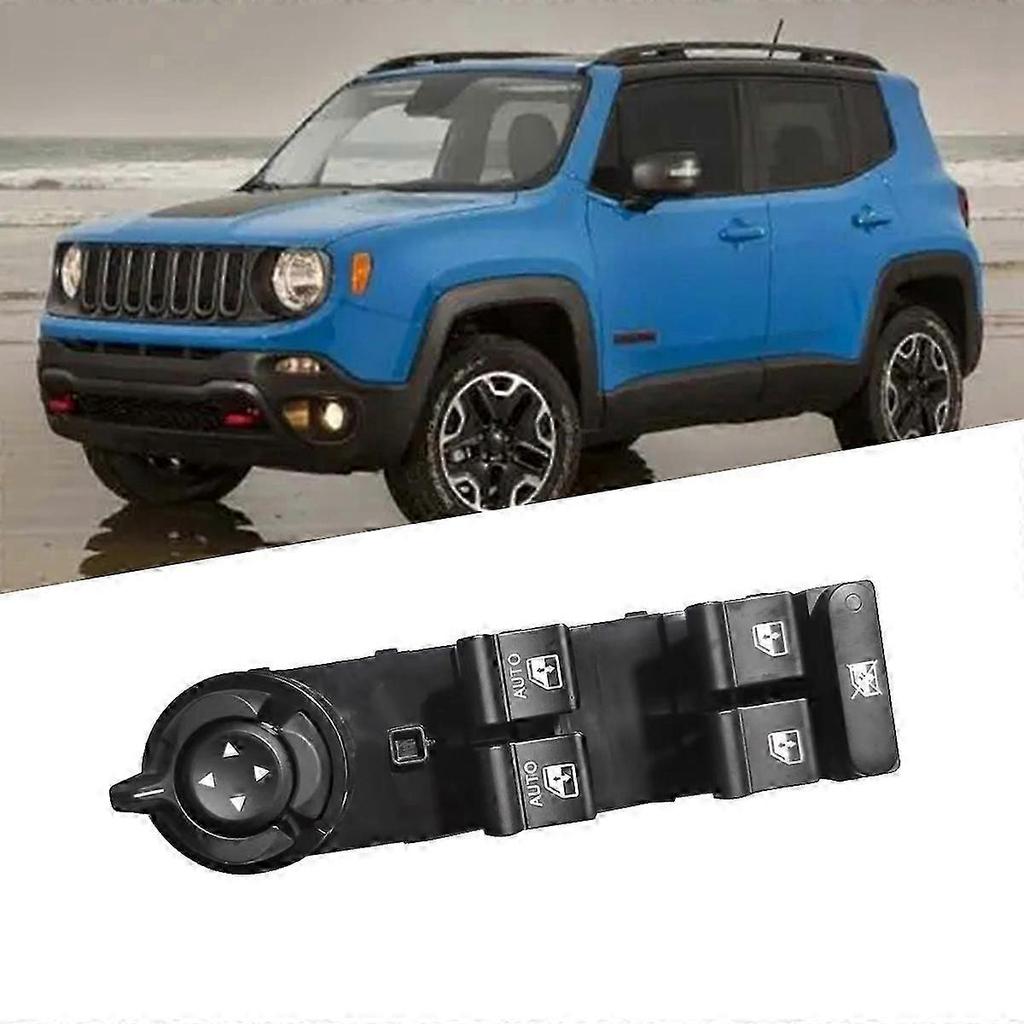 Elektrischer Fenster-Hauptschalter 735648127 für Jeep Renegade Liberty 2016-2023 Schalter für linkes Fensterheber