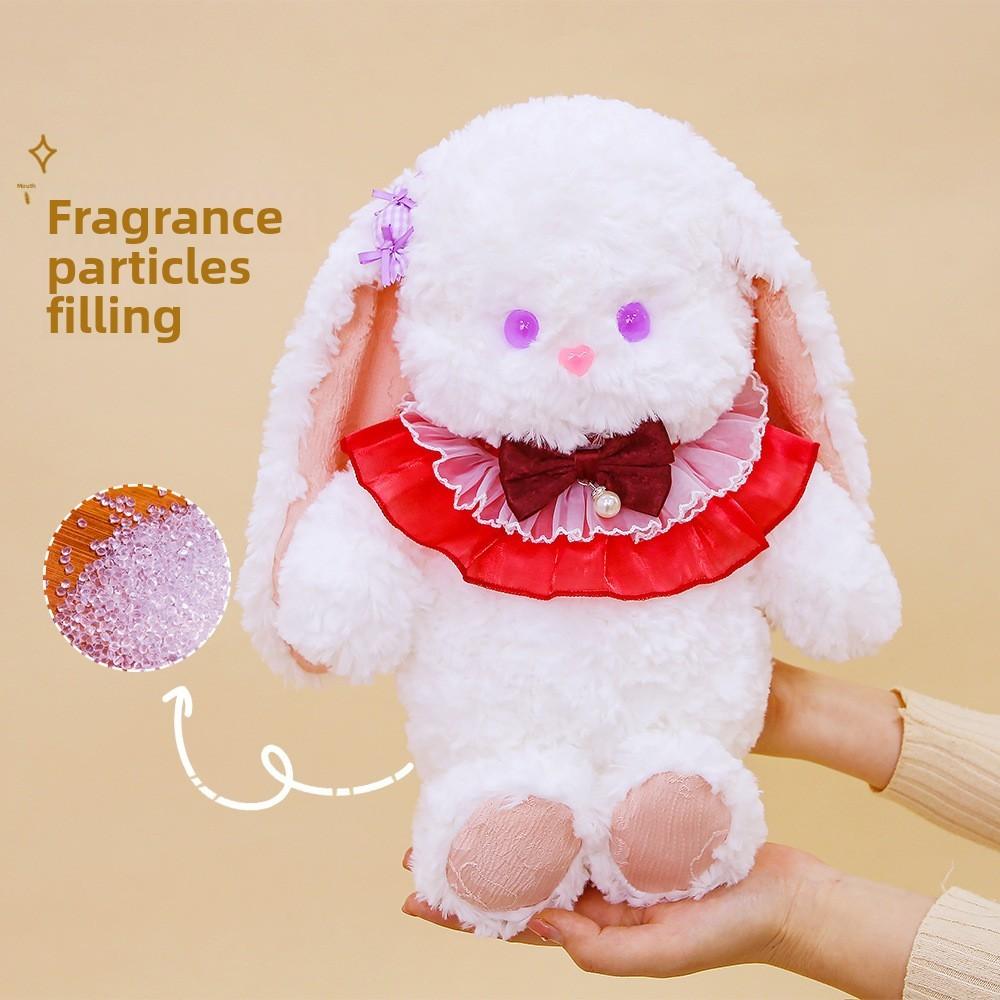 Plush Bunny Toy With Polyester Fiber Filling For Gift And Home Decor