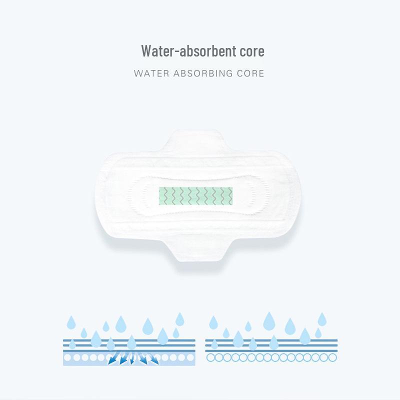 OBB Освежающие анионные гигиенические прокладки День и Ночь Комбинация с хлопковыми прокладками 350mm Extra Long Night Use