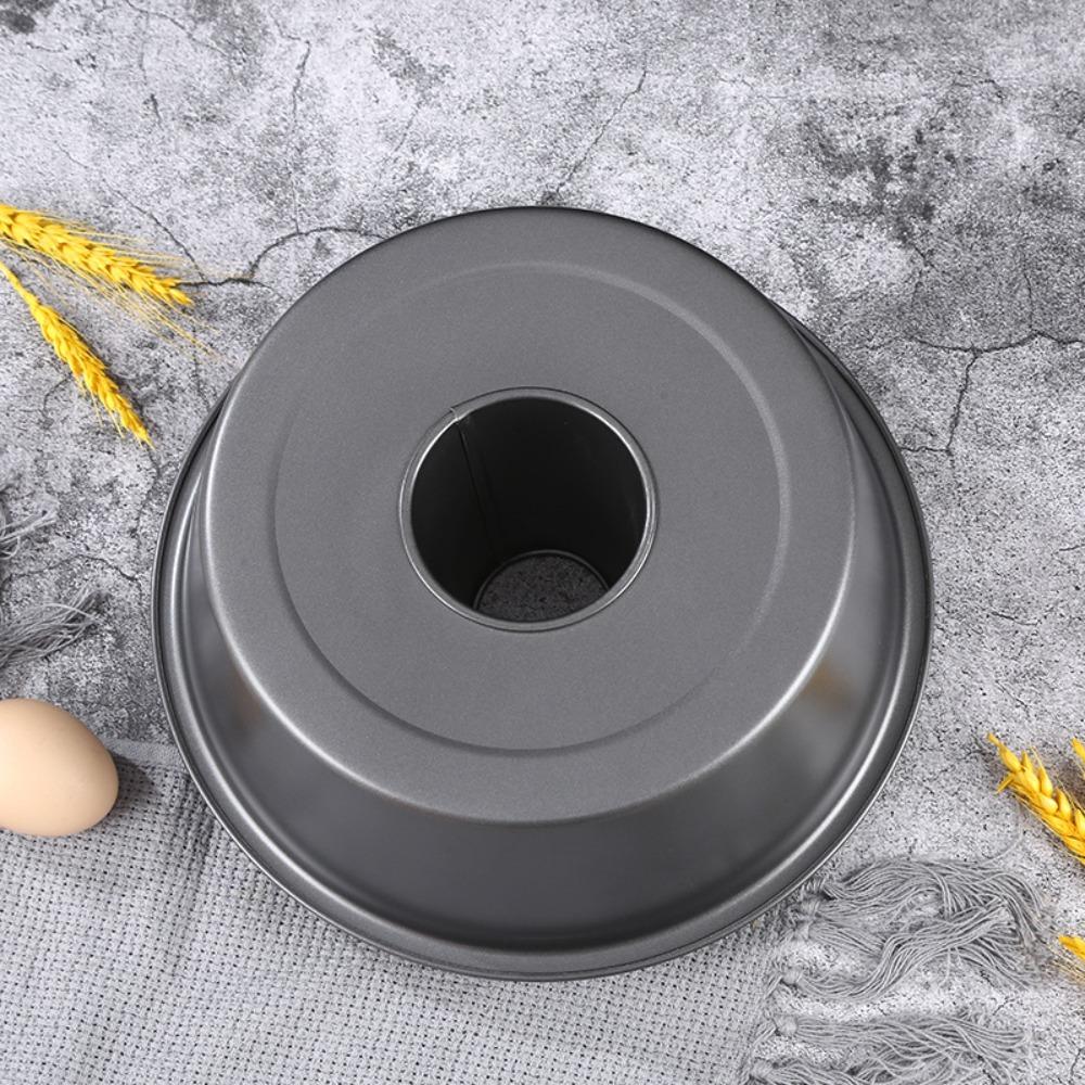 Forma Antiaderente para Assar Pão Redonda Molde para Bolo Abóbora Prática Forma para Bolo Chiffon Suprimentos para Assar