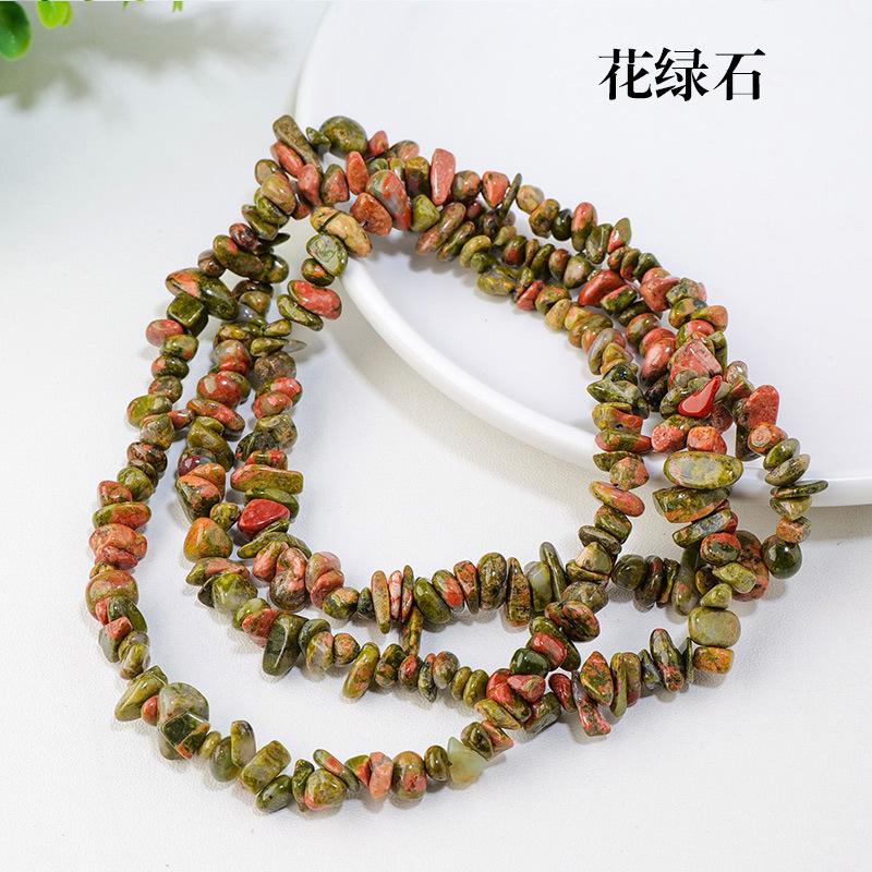 Naturweißes Pulver, gelber Amethyst-Bruchstein, Halbfertigprodukt, DIY, Farbige Kristallsteine, lose Perlen, Schmuckzubehör