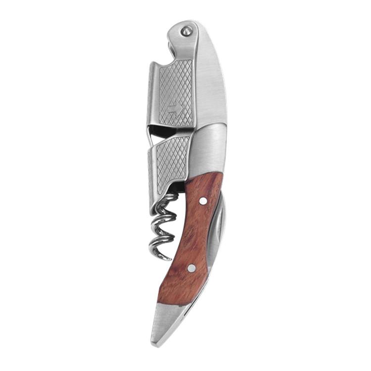 Professional Double Hinge Bulk Wine Waiters Corkscrew With Rosewood Handle