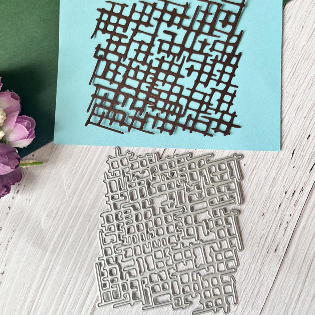 Metal Die Cuts Net Embossing Stencil Cutting Dies for Card Making Scrapbooking Paper Craft DIY Template Handmade
