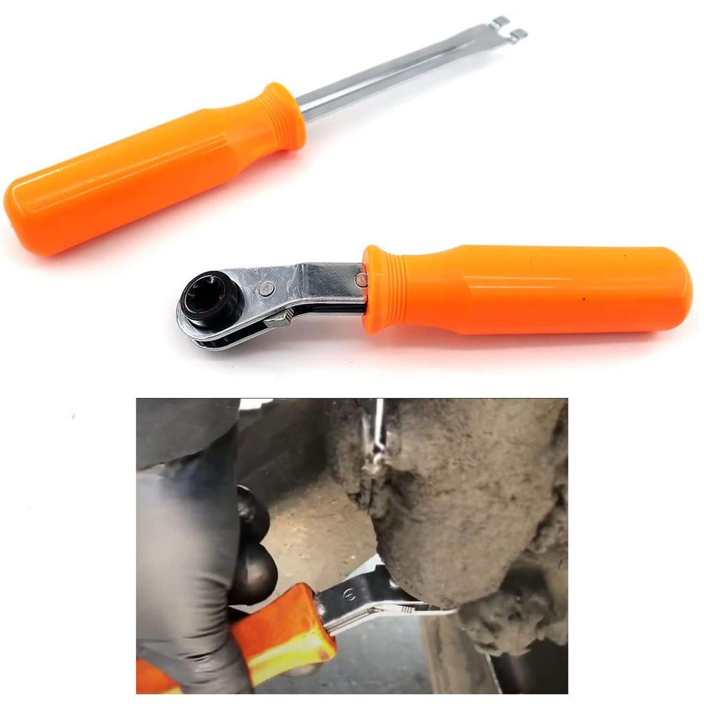 Ratchet Wrench Set Cr V Steel Portable Ratchet Spanner with Pry Bar for Repair Maintenance