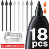 Końcówki Zamienne do Stylusa S Pen Z Klipsem Do Samsung Galaxy S24 S24Ultra Tab S9 S9U S9FE S Pencil Metalowa Zapasowa Końcówka