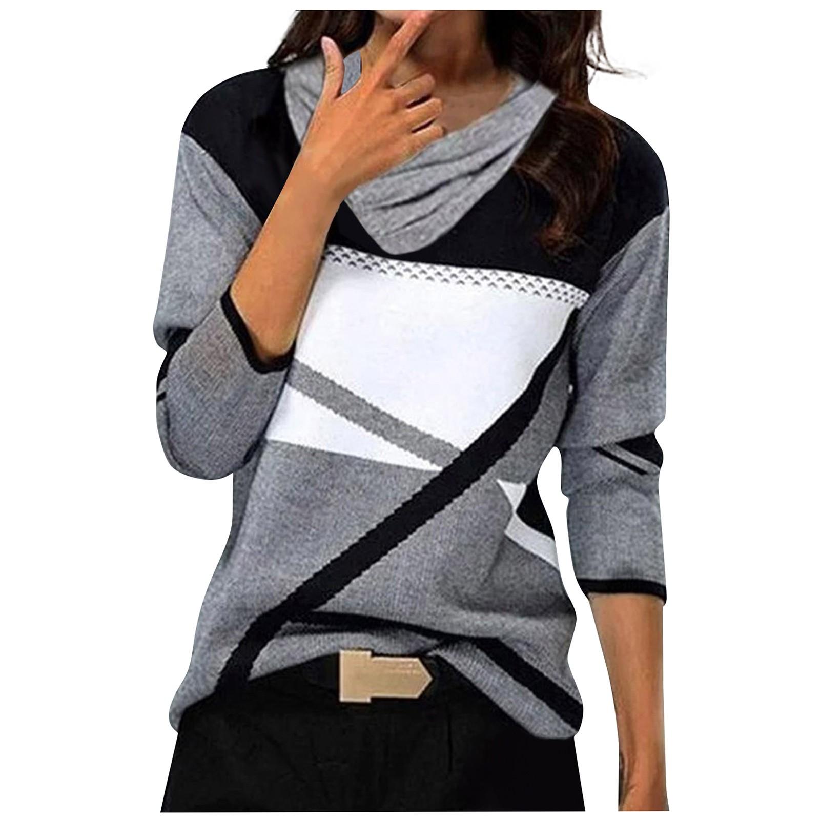 Женские топы Нарядные повседневные рубашки с длинными рукавами с перекрестным V-образным — фото 3