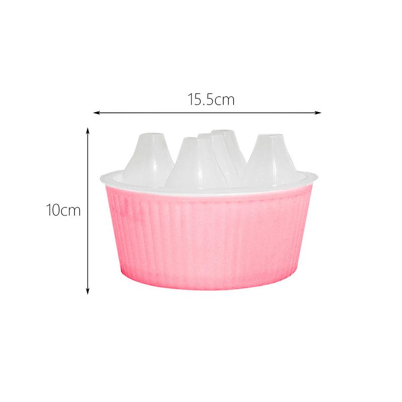Hyacinth Tulip Seed Hydroponic Flowerpot 3/5Holes Pots For Plants Soilless Plant Pot Lazy Hydroponic Flower Pot Home Decoration