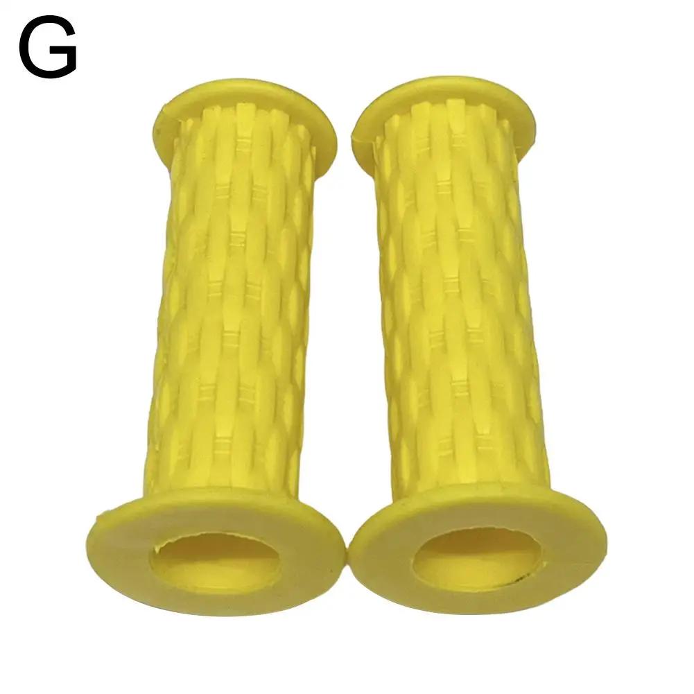 1 Pair Rubber Grip Handle Bike Handlebar Grips Cover Non-Slip Rubber Bicycle Grips Skateboard Tricycle Scooter For Child Ki K8Q5