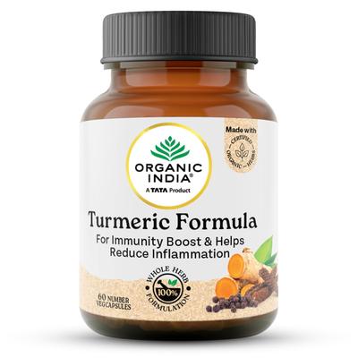 TATA Turmeric Formula 60 Veg Capsules for Wellness and Natural Vitality Support