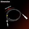 No.83710-35150/8371035150 Speedometer Cable for Toyota Tacoma 1995 1996 1997 1998 Speedometer Drive Cable Assembly Pickup Truck Speedometer Cable