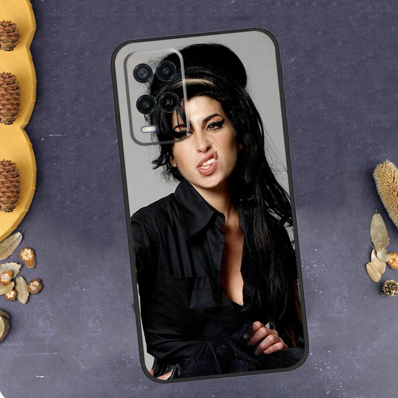 Amy Winehouse For OPPO A57s A53 A31 A5 A9 A15 A16 A17 A77 A76 A96 A52 A72 A91 A93 A54 A74 A94 Phone Case