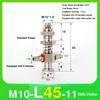 1Pcs M10 Vacuum Suction Cup Base Holder Vacuum Nozzle Rod  for Pneumatic Manipulator Mechanical Arm