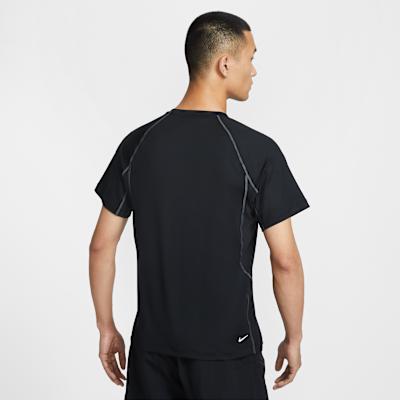 Nike ACG T Shirts Men's Black/Coal Black/Peak White Crew Neck Moderate