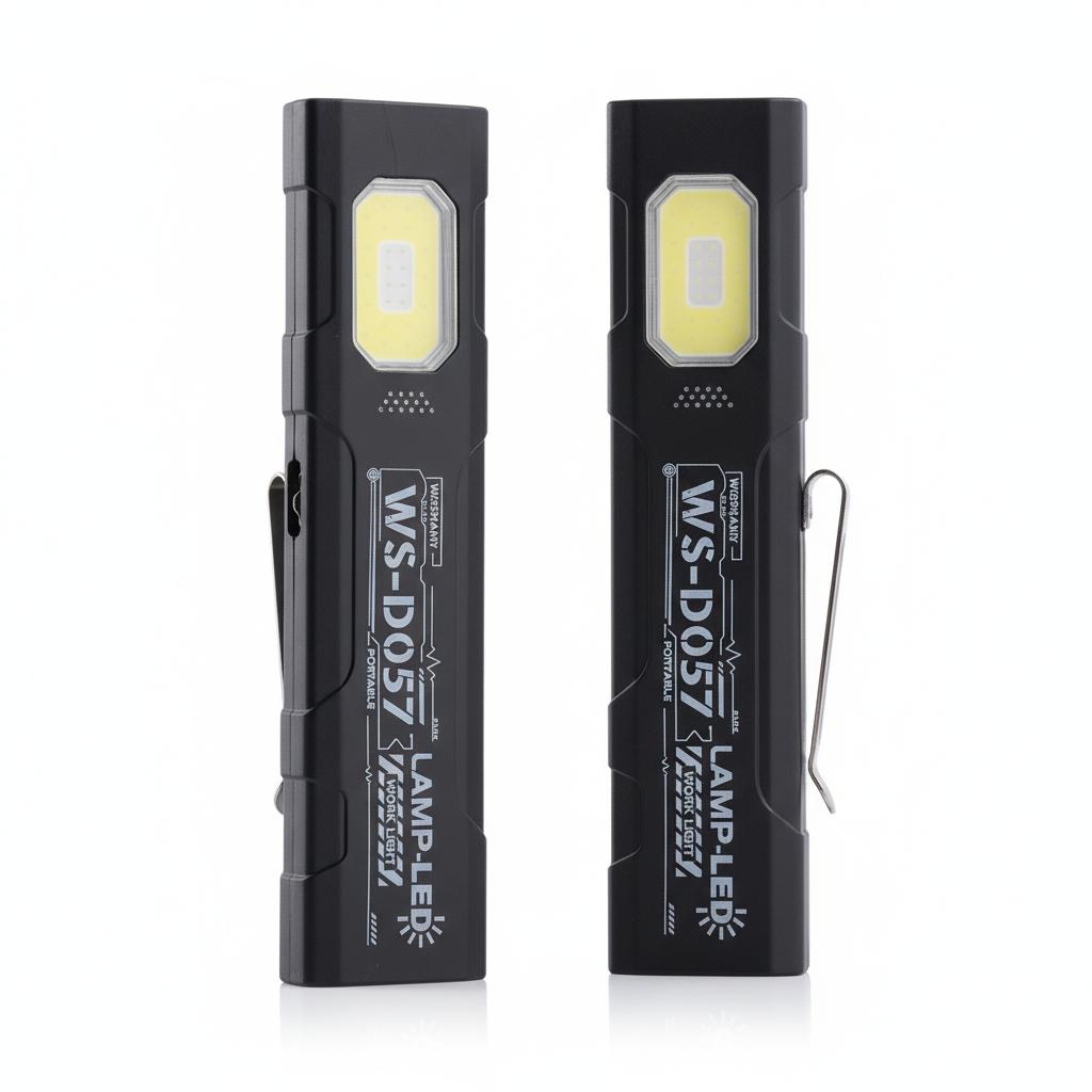 LED Keychain Flashlight USB-C Rechargeable 600Lm Portable Mini Torch Light Pocket Lantern Flood Work Light With Magnet