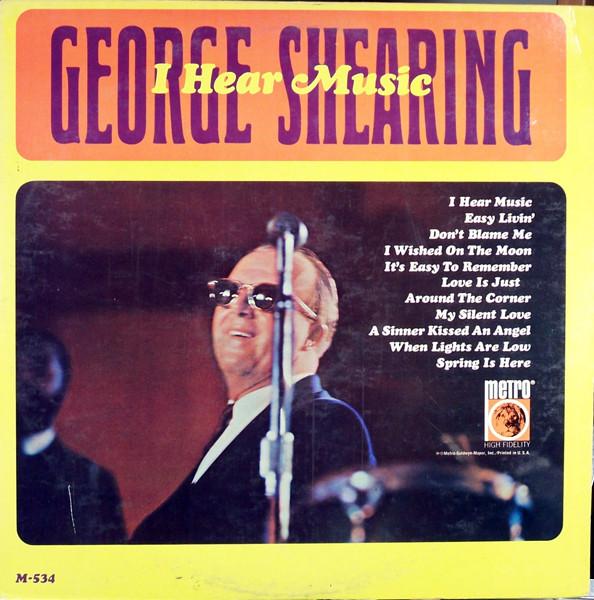 

LP Record GEORGE SHEARING - I Hear Music M534 Metro Records 1965 US Jazz Used