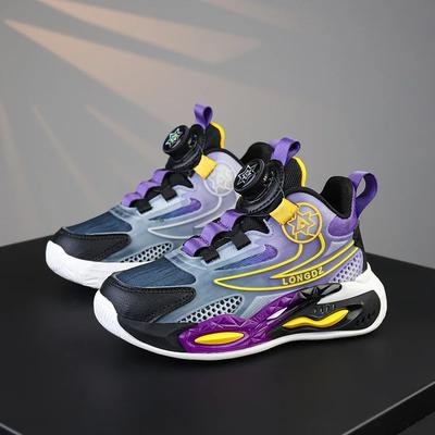 Four Seasons Kids Basketball Shoes Boys Sneakers Non Slip Children's Training Athletic Shoes Outdoor Sport Size 31-40