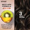 Streax Gel Hair Colour for Women Men 150ml Pack of 1 Long Lasting Grey Coverage Ammonia Free 3 Dark Brown