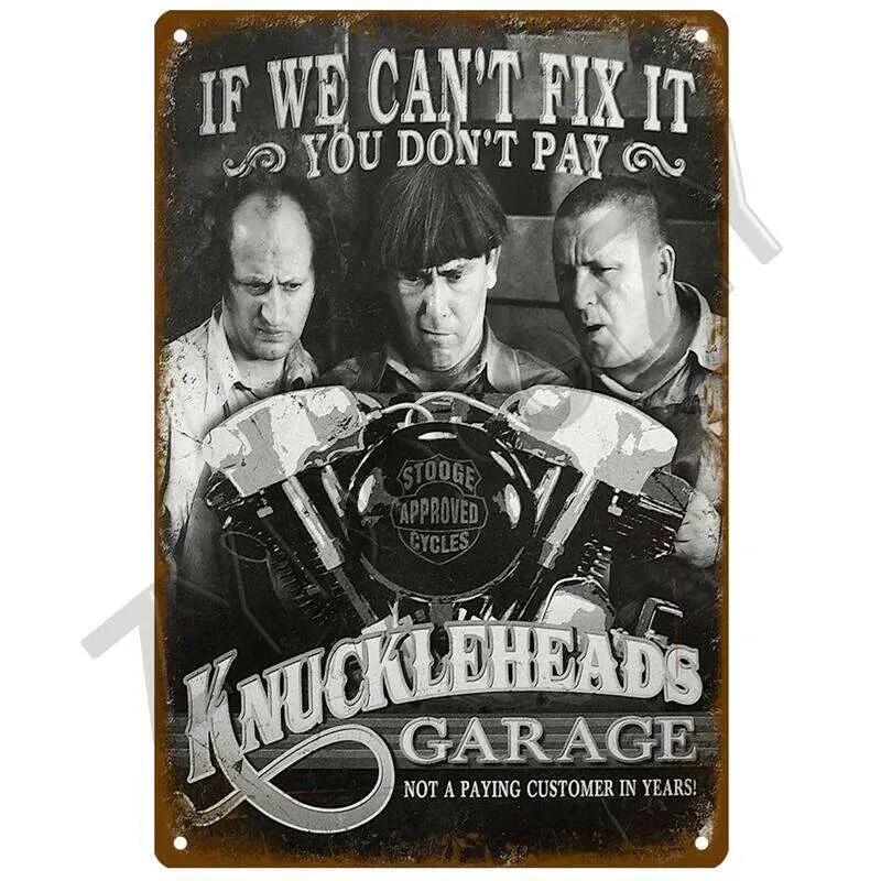 Garage House Plaque Metal Poster Tin Sign Plate Posters Vintage Retro Aesthetic Room Decor Wall Art Decoration 26T0104 26T0104