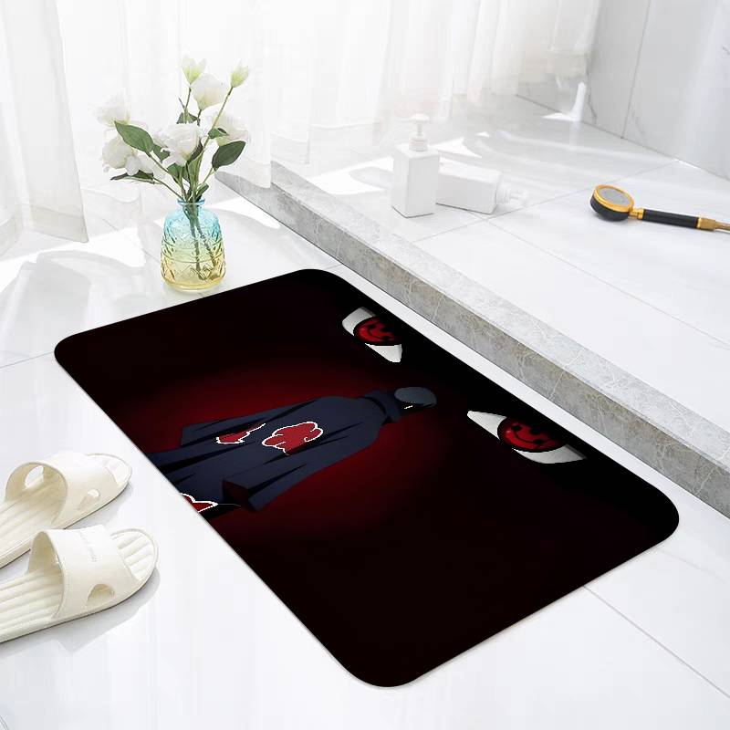 N-narutoS-Itachi-U-uchiha Fußmatte für Wohnzimmer Kissen Modern Weich Flauschig Heimteppich für Kinderzimmer Spielteppich