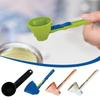 Flling Coffee Scoop Funnel Plastic Reusable Sliding Scoop Funnel 2 in 1 Sliding Design Powder Funnel Scoop Kitchen Gadgets