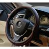 Universal 38cm Car Steering Wheel Cover  Leather Braid For Steering Wheel Cowhide Car Steering Wheel Wrap