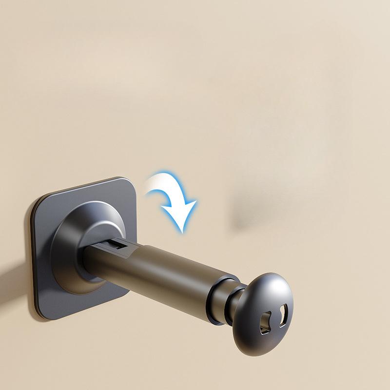 Two Commercial Clothes Hanger Storage Racks, Adjustable Length, No Need for Punching, Solid Material, Simple Style, Saving Space. Household Hangers
