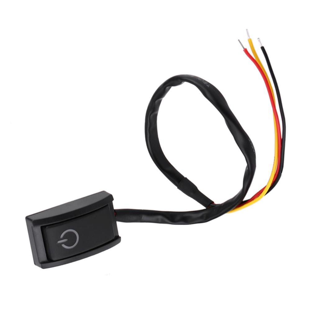 DC 12V 200mA Car DIY Switch Paste Type Sticky Button Switch ON OFF